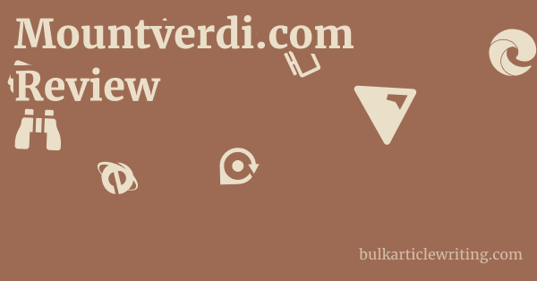 Mountverdi.com Review 1 by