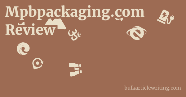 Mpbpackaging.com Review 1 by