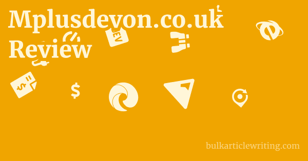 Mplusdevon.co.uk Review 1 by