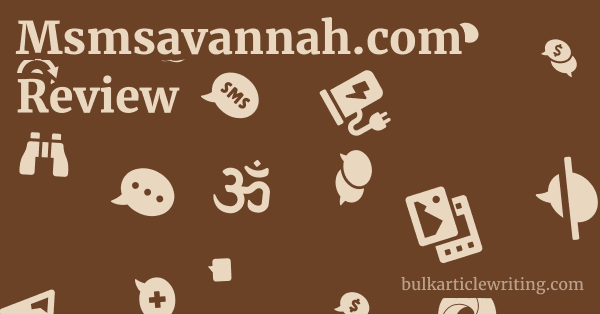 Msmsavannah.com Review 1 by