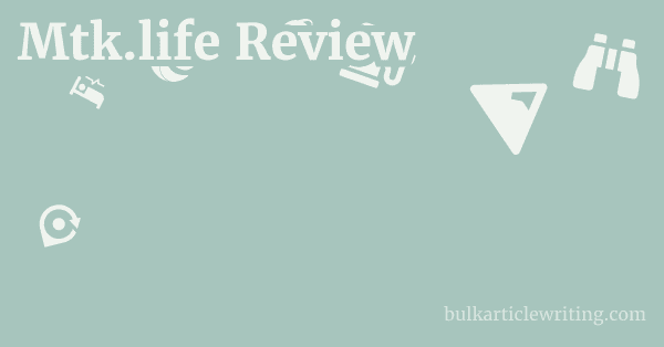 Mtk.life Review 1 by