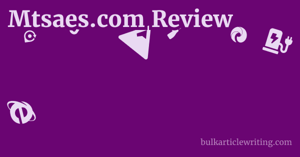 Mtsaes.com Review 1 by