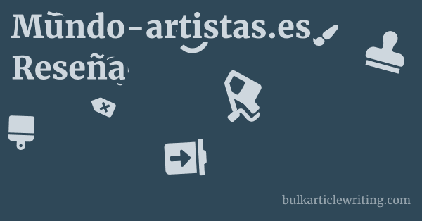 Mundo-artistas.es Reseña 1 by