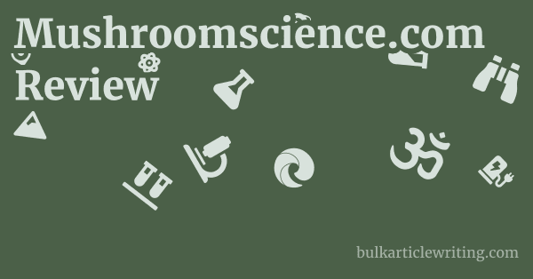 Mushroomscience.com Review 1 by Partners