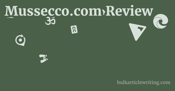 Mussecco.com Review 1 by