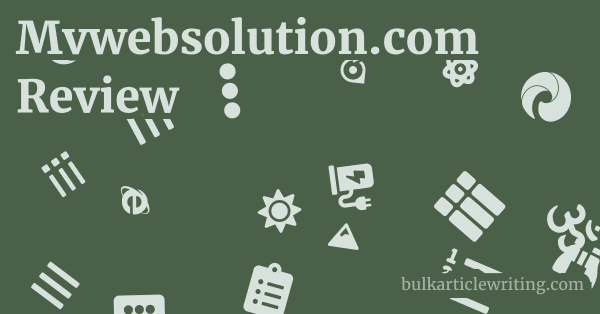 Mvwebsolution.com Review 1 by
