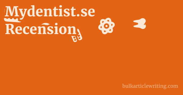 Mydentist.se Recension 1 by