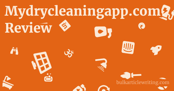 Mydrycleaningapp.com Review 1 by
