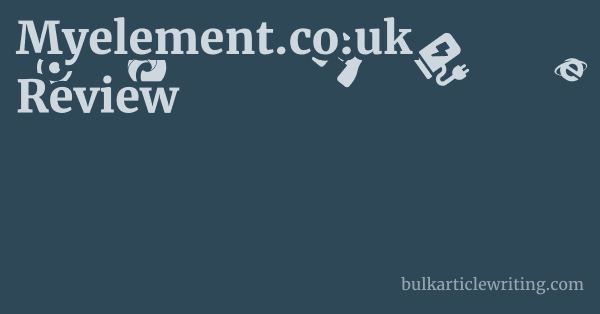 Myelement.co.uk Review 1 by
