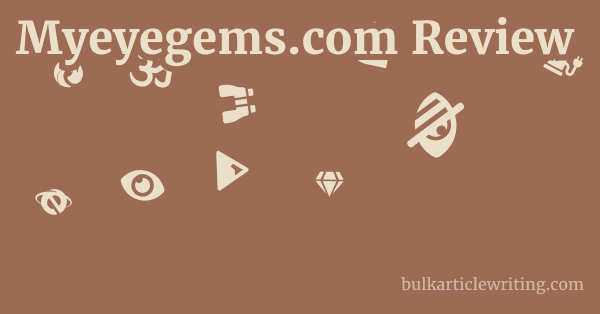 Myeyegems.com Review 1 by Partners