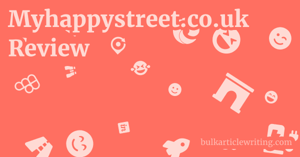 Myhappystreet.co.uk Review 1 by