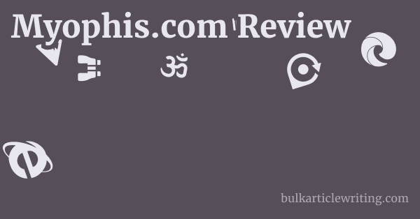 Myophis.com Review 1 by Partners