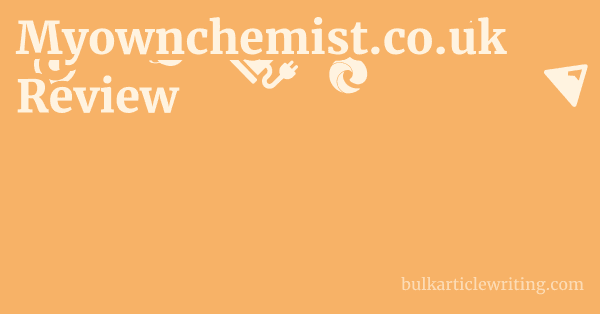 Myownchemist.co.uk Review 1 by