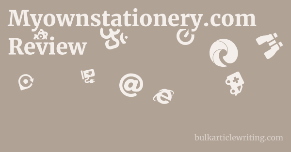 Myownstationery.com Review 1 by
