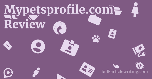 Mypetsprofile.com Review 1 by