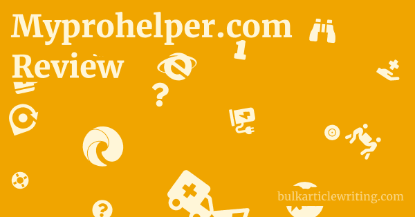 Myprohelper.com Review 1 by Partners