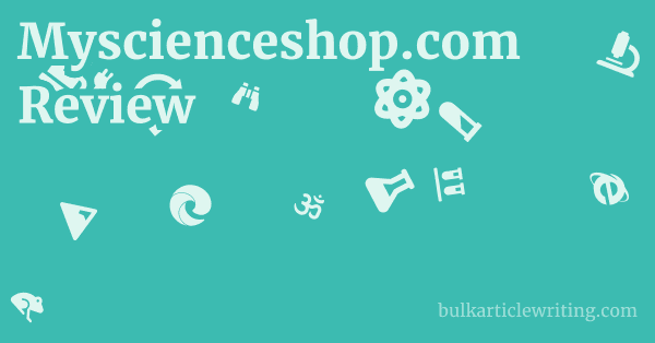 Myscienceshop.com Review 1 by