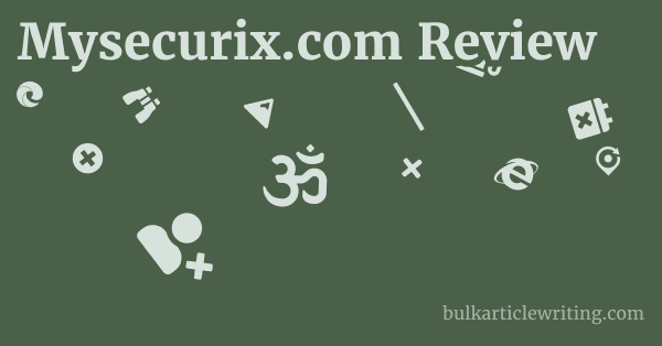 Mysecurix.com Review 1 by Partners
