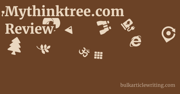 Mythinktree.com Review 1 by