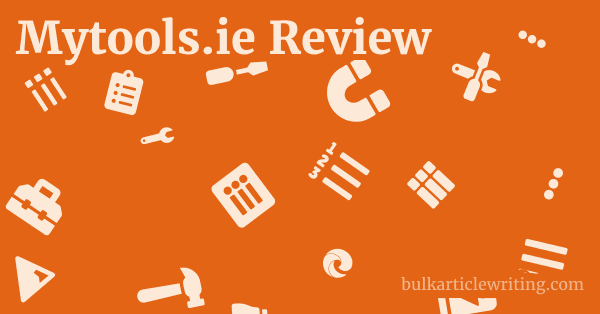 Mytools.ie Review 1 by