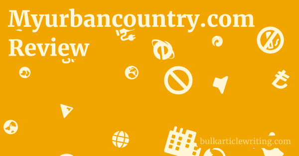 Myurbancountry.com Review 1 by