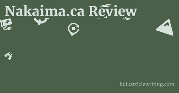 Nakaima.ca Review 1 by
