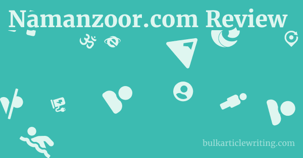 Namanzoor.com Review 1 by