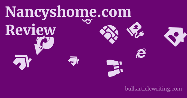 Nancyshome.com Review 1 by