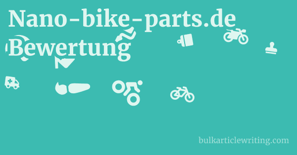 Nano-bike-parts.de Bewertung 1 by