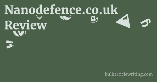 Nanodefence.co.uk Review 1 by Partners