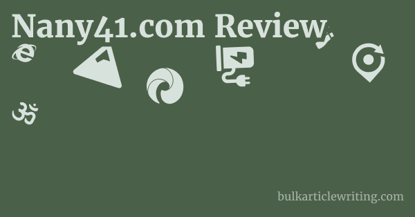 Nany41.com Review 1 by