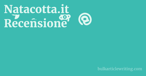 Natacotta.it Recensione 1 by