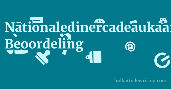 Nationaledinercadeaukaart.nl Beoordeling 1 by