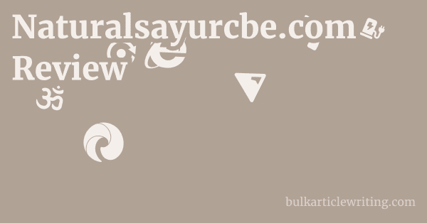 Naturalsayurcbe.com Review 1 by