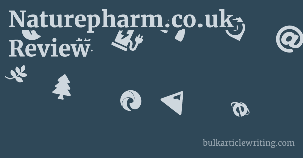Naturepharm.co.uk Review 1 by Partners