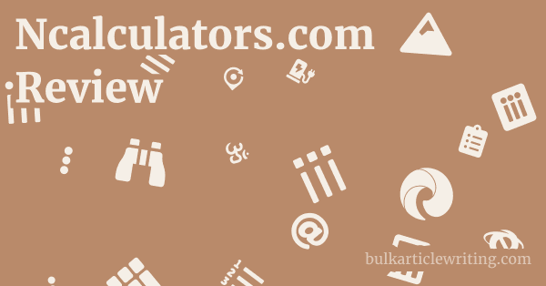 Ncalculators.com Review 1 by Partners