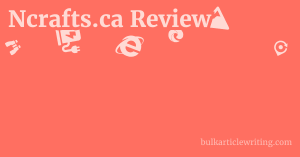 Ncrafts.ca Review 1 by Partners