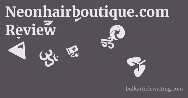 Neonhairboutique.com Review 1 by