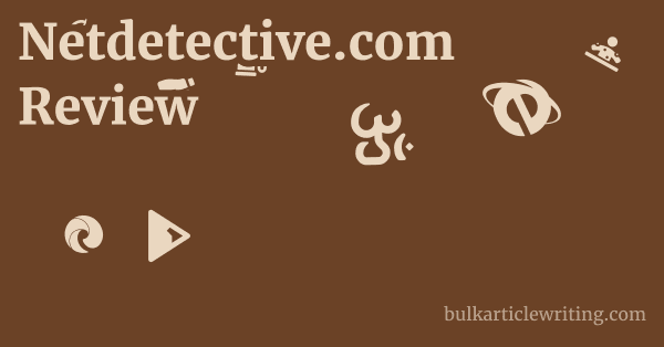 Netdetective.com Review 1 by