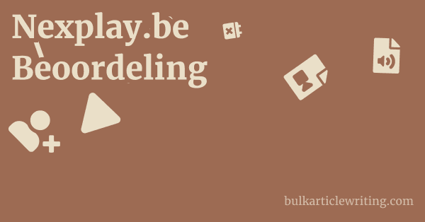 Nexplay.be Beoordeling