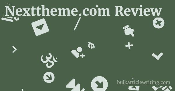 Nexttheme.com Review 1 by