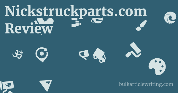 Nickstruckparts.com Review 1 by
