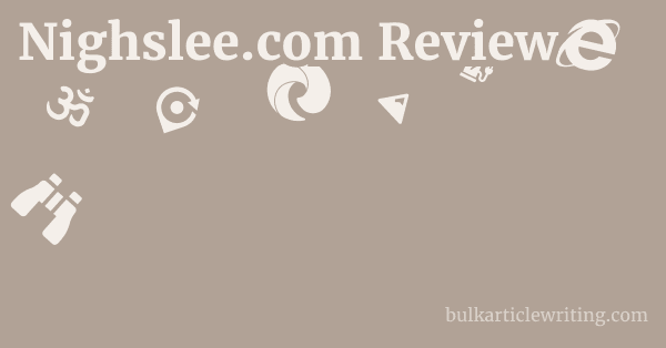 Nighslee.com Review 1 by