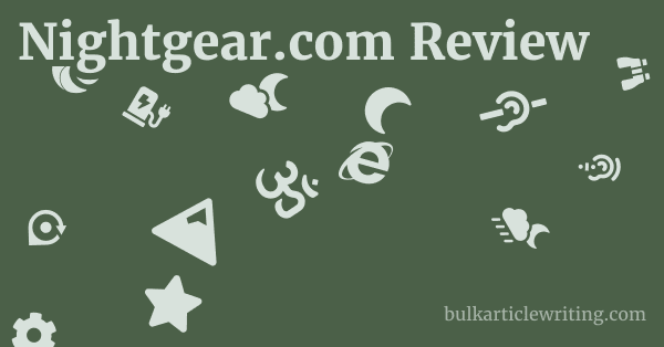 Nightgear.com Review 1 by