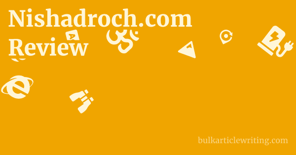 Nishadroch.com Review 1 by