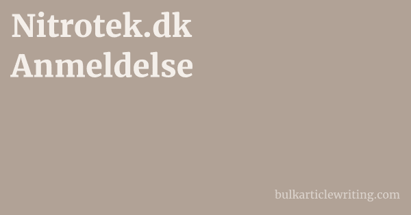 Nitrotek.dk Anmeldelse 1 by