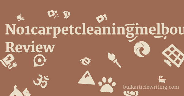 No1carpetcleaningmelbourne.com.au Review 1 by Partners