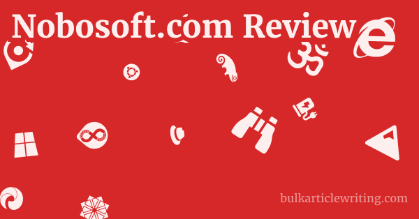 Nobosoft.com Review 1 by