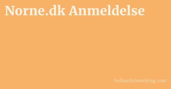 Norne.dk Anmeldelse 1 by