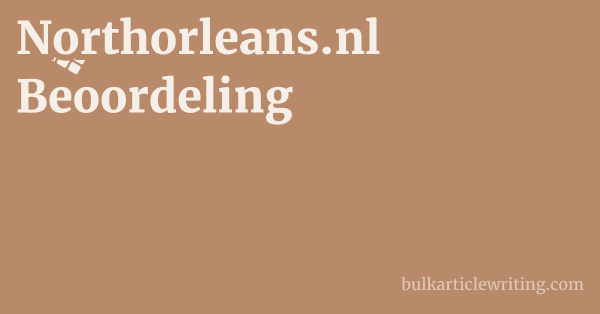 Northorleans.nl Beoordeling 1 by